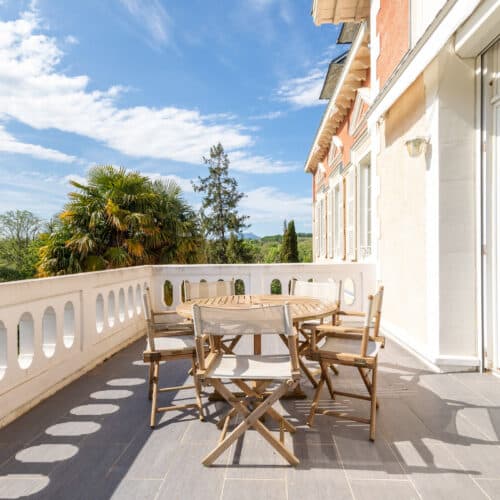 appart hotel pays basque bidart proche de biarritz terrasse