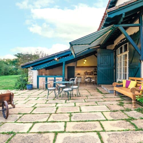 terasse hotel campagne cote basque bidart