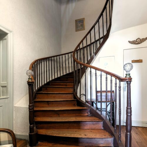 Manoir second empire pays basque escaliers(2)